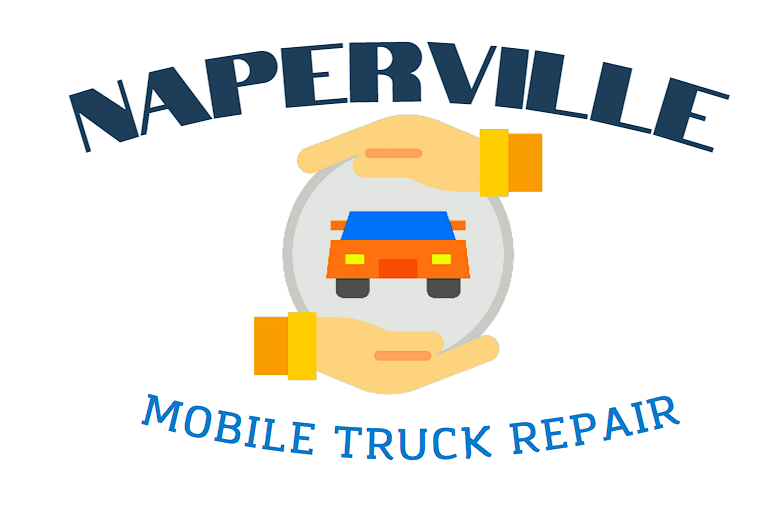 this image shows naperville mobile truck repair logo